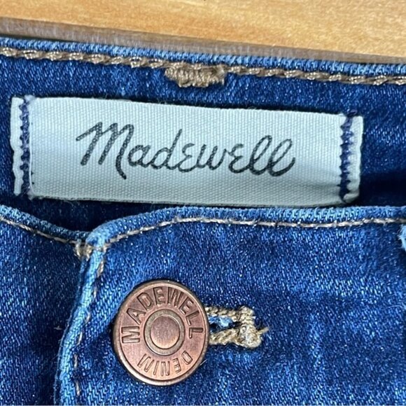 Madewell High-Rise Roadtripper Jeans medium wash size 26 Tall Long 30” stretch - Picture 8 of 14